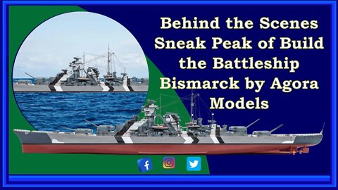 Behind the Scenes Sneak Peak of Build the Battleship Bismarck by Agora Models