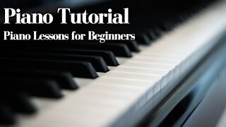 Piano Lessons for Beginners - Getting Started! Learn some simple chords