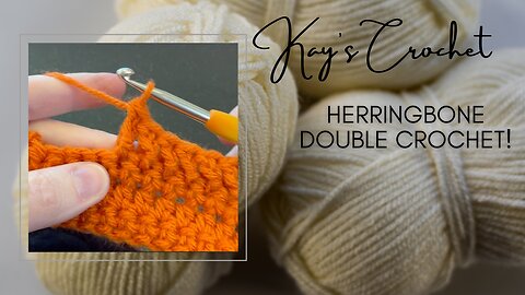 Herringbone Double Crochet Stitch! 😍😱🧶