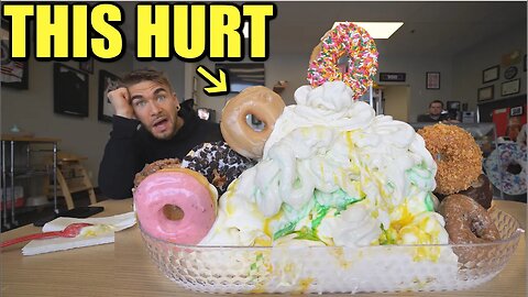 UNBEATABLE 20LB ICE CREAM SUNDAE CHALLENGE (2+ GALLONS) | The “Mount Everest” Challenge