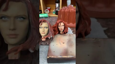 Here is a set of repainted Jean grey Phoenix sideshow heads that I finished for someone.