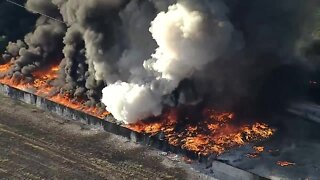 Firefighters battling massive blaze at Dallas-area plastics warehouse