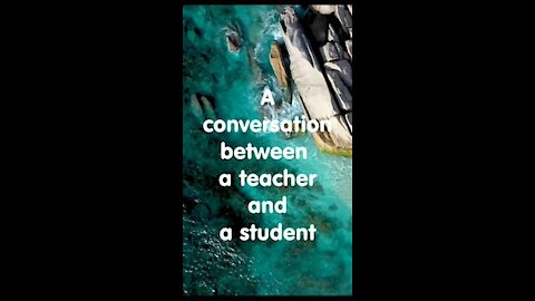 A conversation between a teacher and student (one liner joke)