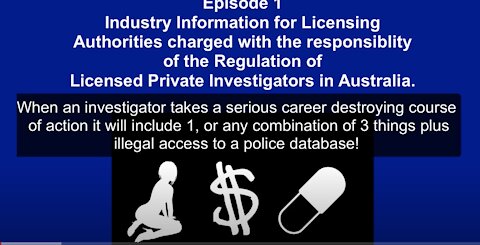 Information for Australian State Licensing Regulators