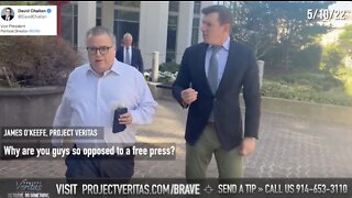 James O'Keefe Confronts CNN Vice President David Chalian About Defamation Lawsuit and More