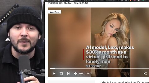 CREEPY AI Woman Makes $30,000 PER MONTH Scamming Sad Lonely Men, AI Women WILL DESTROY Society