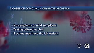 What we know about the 3 cases of COVID-19 UK variant in Michigan