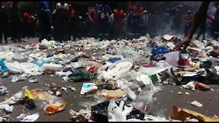 SOUTH AFRICA - Johannesburg - Tshwane municipal workers and Samwu Salary Increase Strike (Video) (vEK)