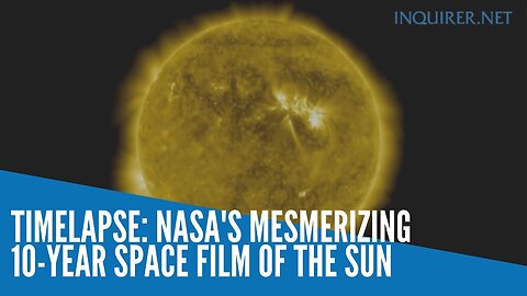 A Decade in a Glimpse: 10 Years of Solar Observations in 60 Seconds - NASA Discoveries