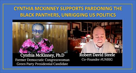Cynthia McKinney Supports Pardoning the Black Panthers, Unrigging US Politics