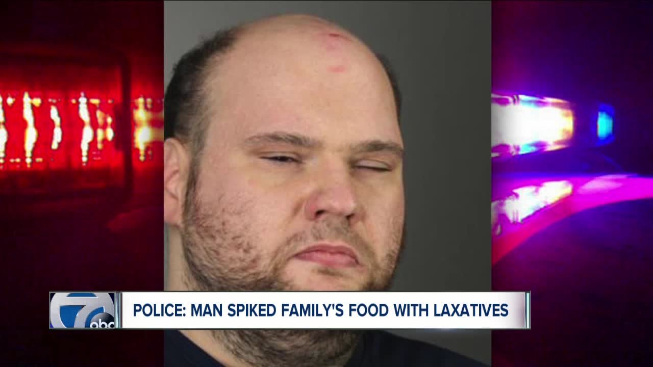 City of Tonawanda man charged with spiking food and coffee of family members with laxatives