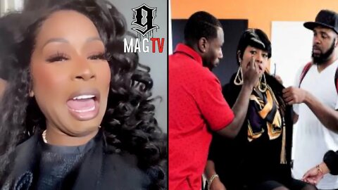 Remy Ma Goes Back & Forth With Her Hairstylist & Makeup Artist! 😂