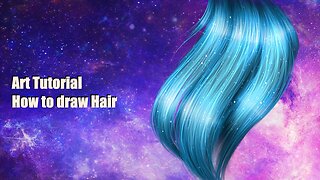 Paint Tool Sai 2 Art Tutorial - How to draw Hair