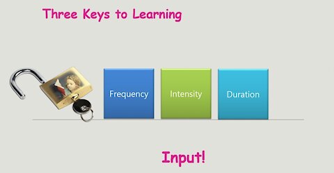 Three Keys to Learning Anything