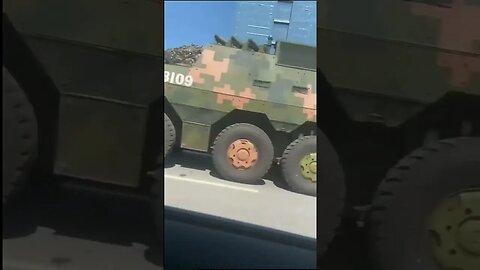 Today, Military Vehicles Move from Xiamen to Fuzhou City #china #ccp #chinanews