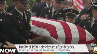 Family of POW gets closure after decades