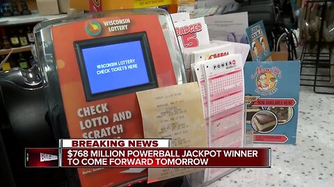 $768 million Powerball jackpot winner set to claim prize Tuesday