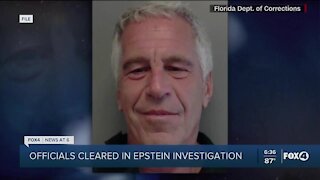 Officials cleared in Epstein investigation