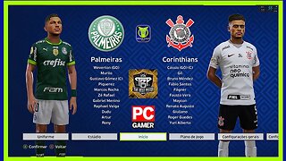 PALMEIRAS X CORINTHIANS - PES2021 PATCH THE BEST 9.9 - BRASILEIRÃO 2023 - TERCEIRA RODADA