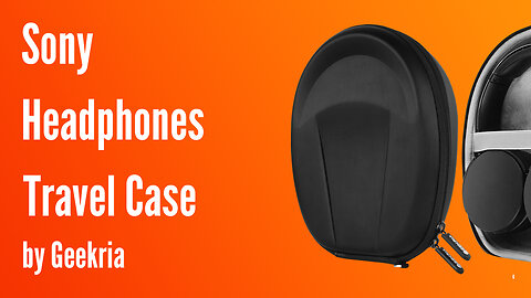 Sony Over-Ear Headphones Travel Case, Hard Shell Headset Carrying Case | Geekria