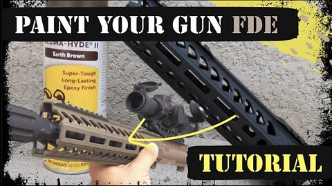 DIY - How to Color Match Magpul FDE Cerakote with Brownell's Alumahyde II