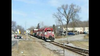 Wisconsin Southern through Richfield, GP38-2