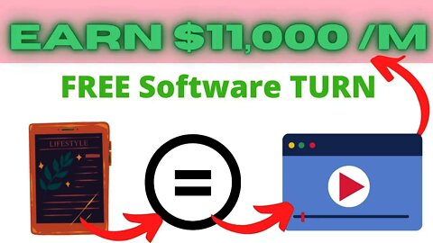 Turn Article Into Video & EARN $11,000 Per Month | Make Money For Free