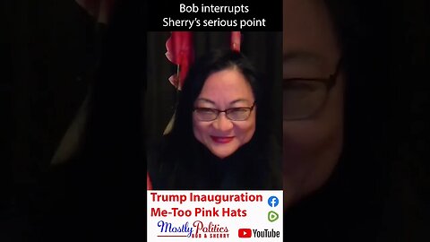 #shorts Bob interrupts sherry with Women's March / Me-Too Pink P Hat banter. Funny