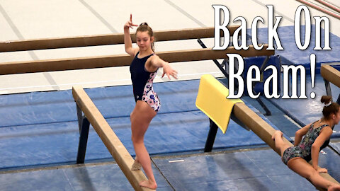 Back on the Beam after Elbow Surgery | Whitney Bjerken Gymnastics