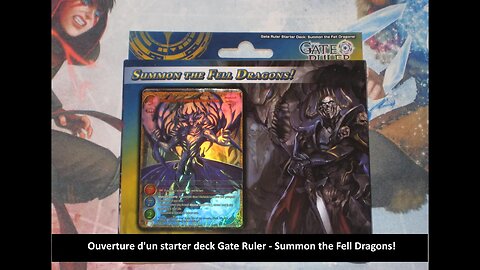 #TCG Ouverture d'un starter deck Gate Ruler - Summon the Fell Dragons!