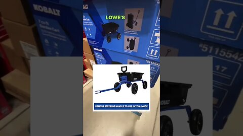 NEW KOBALT 7 CU FT Garden Cart! @lowes