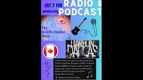 The MADD Chatter Show- Podcast Interview with Carbon Dallas Ep.1