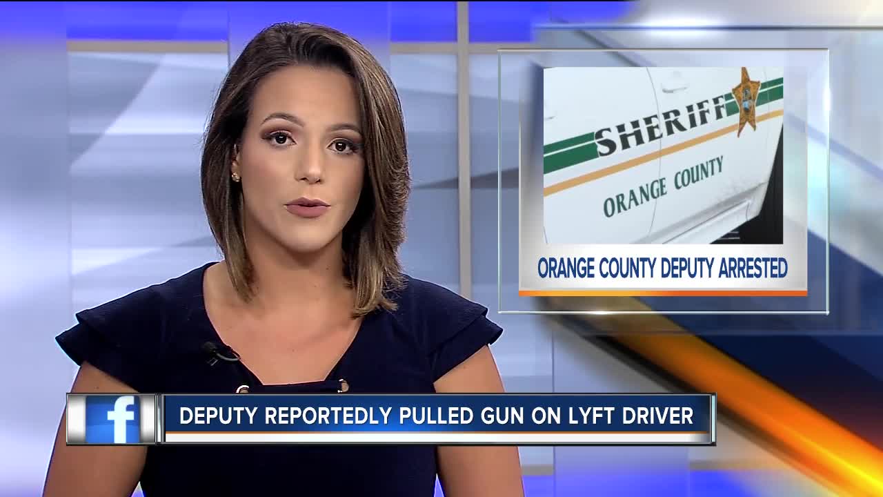 Affidavit: Orange Co. deputy arrested, charged after pointing firearm at Lyft driver