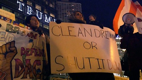 Chicago Protesters Want A 'Clean' Deal For 'Dreamers' and TPS Holders