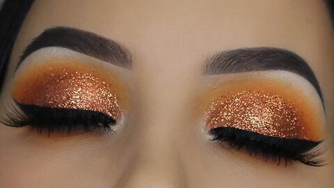 GLITTER Copper Makeup Tutorial | James Charles Palette