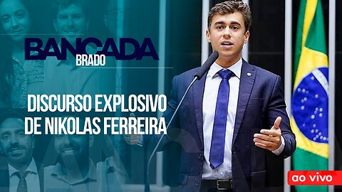 DISCURSO EXPLOSIVO DE NIKOLAS FERREIRA - AO VIVO: BANCADA BRADO - 06/12/2023