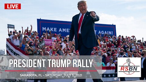 President Trump's FULL HIGH QUALITY SPEECH from Save America Rally in Sarasota FL 7/4/21