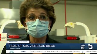 Head of SBA visits San Diego