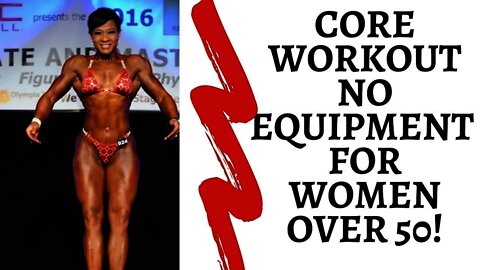 Core Workout No Equipment For Women Over 50 #coreworkout #noequipmentworkout