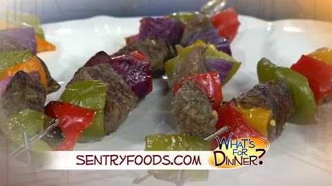 What's for Dinner? - Grilled Sirloin Steak Kabobs