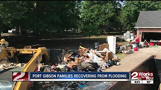 Fort Gibson families recovering from flooding