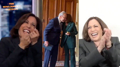 Aww, Democrat Chuck presents a "golden gavel" to Democrat Kamala: "She's fought for climate justice.. for our children to live in a healthier, more secure nation.. to make life better for all Americans."