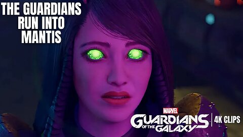 Star-Lord, Drax, & Gamora Run Into Mantis | Guardians of the Galaxy 4K Clips
