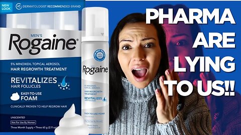 BIG PHARMA DO NOT WANT YOU TO KNOW THIS! (The truth about Rogaine)