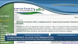 Claims of unfair treatment made by homeowners disputed by Dearborn Hills Civic Association