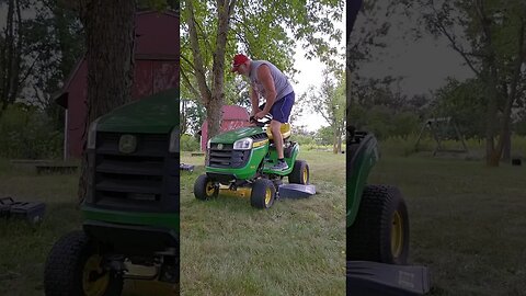 John Deere Mower Deck Belt replacement at the Farm 🚜