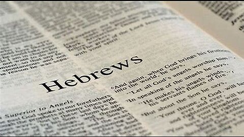 Bible Study - Hebrews 8