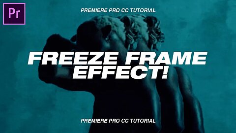 FREEZE FRAME EFFECT - Premiere Pro CC 2020 Tutorial (Music Video Effects)