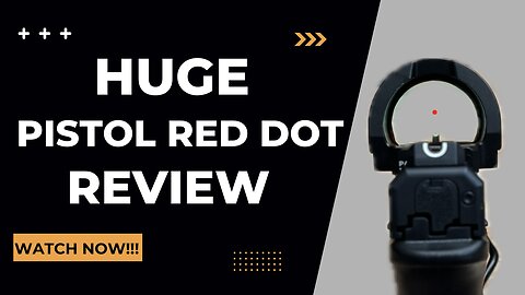 Biggest Pistol Optic EVER!?! | Cyelee Bull X Pro Review