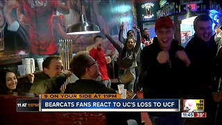 Bearcats fans react to loss to Central Florida